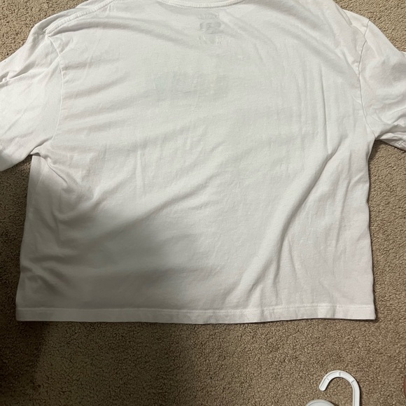 Vans White Cropped T-Shirt “Vans” logo - Picture 3 of 3